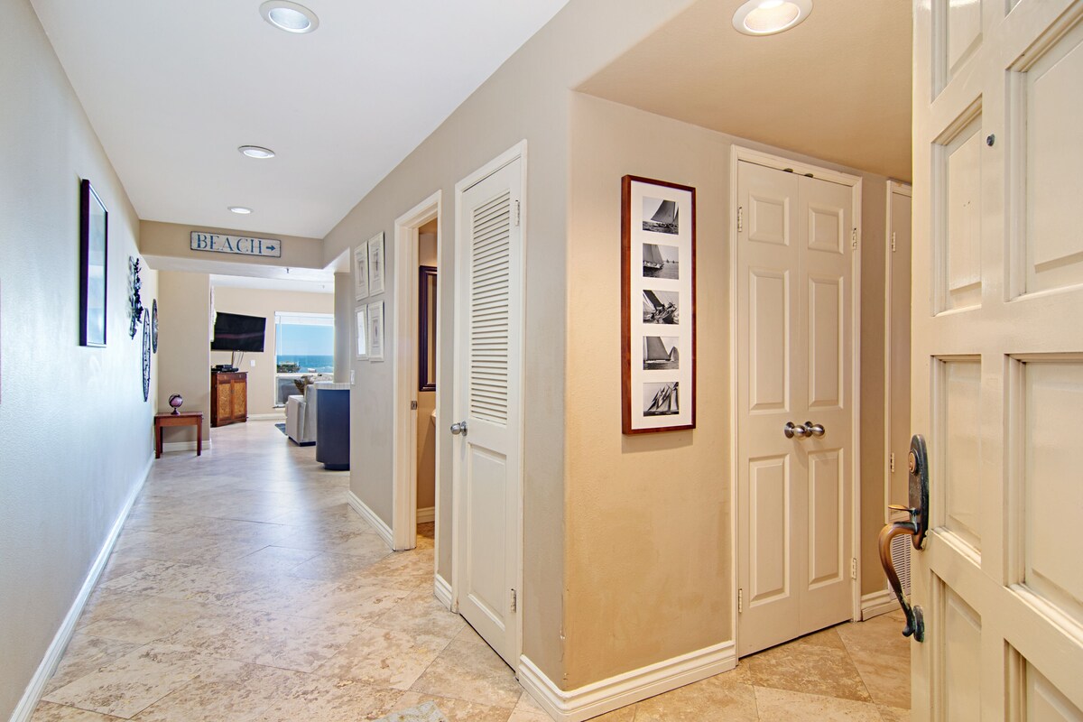 San Diego County Oceanfront 3 bedroom-heated pool/jacuzzi. Complex on the sand