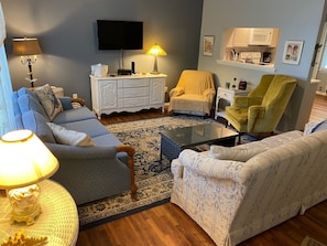 Living room from front entrance