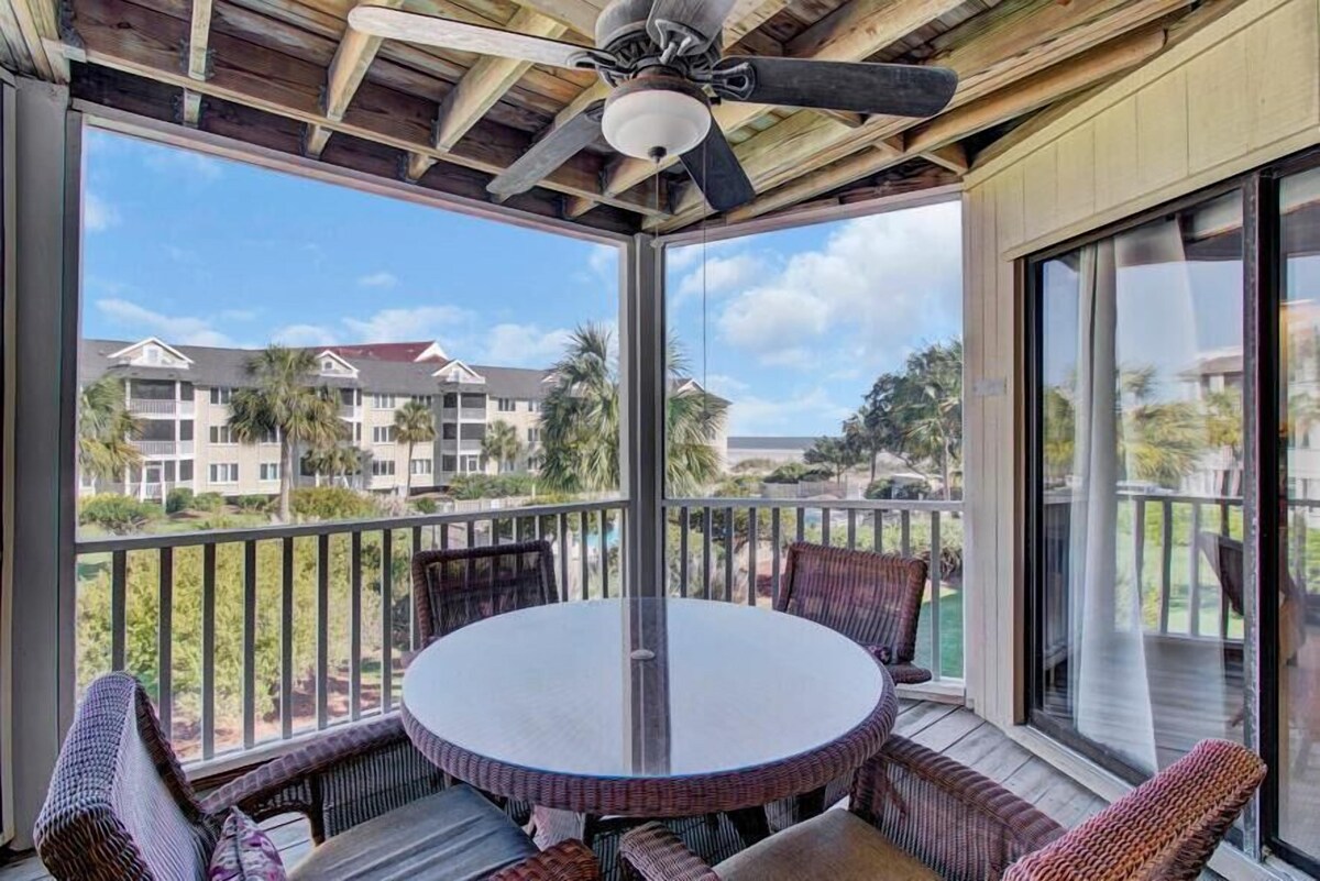 Port O’Call C204 by Wild Dunes, Ocean View Condo with Resort Amenity Access