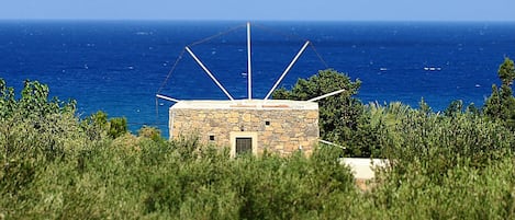 Windmill vue à la mer