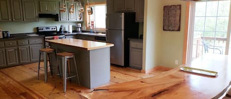 Fully Stocked Kitchen 
