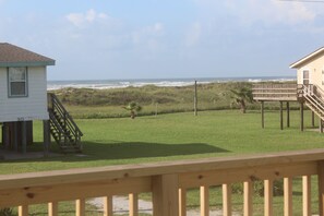 Balcony. A beautiful view from the deck!