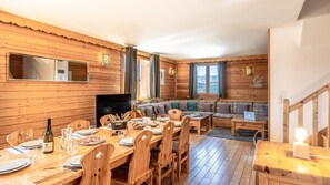 Enjoy a meal with family and friends.