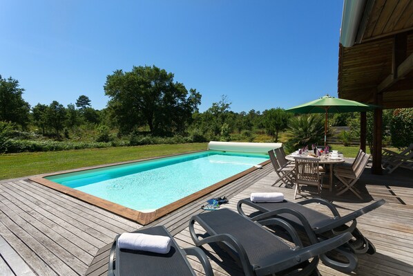 Go for a swim after a great day.