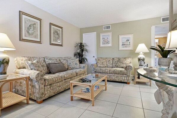 Living Room with Sleeper Sofa