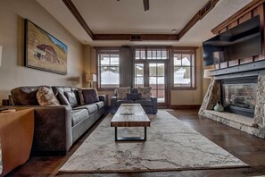 Walk into the gorgeous living space.