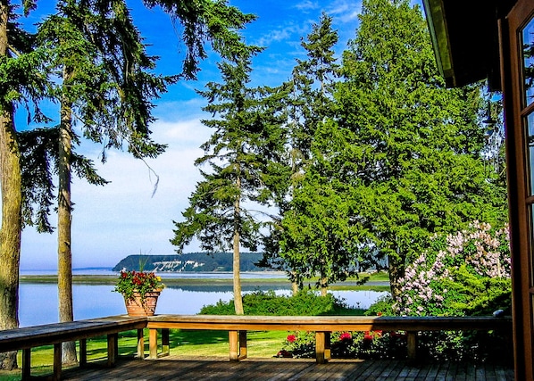 View from the deck looking east