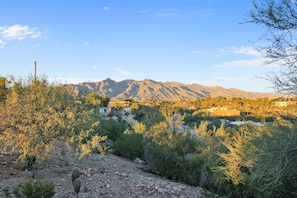 The Santa Catalina Mountains as seen from the kitchen window