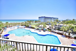 Destin West Gulfside #411: Balcony View