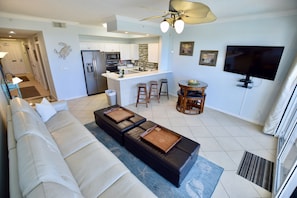 Destin West Gulfside #411: Living Room