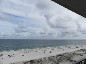 view from balcony