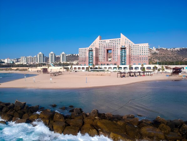 Vista a la playa o el mar