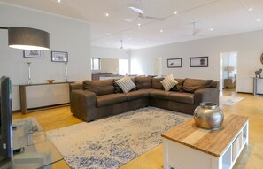 Beautiful comfortable lounge area more than big enough for the family.