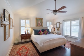 Master bedroom with King bed.
