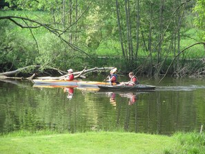 Bring the kayaks, canoes or rent in town just minutes away.