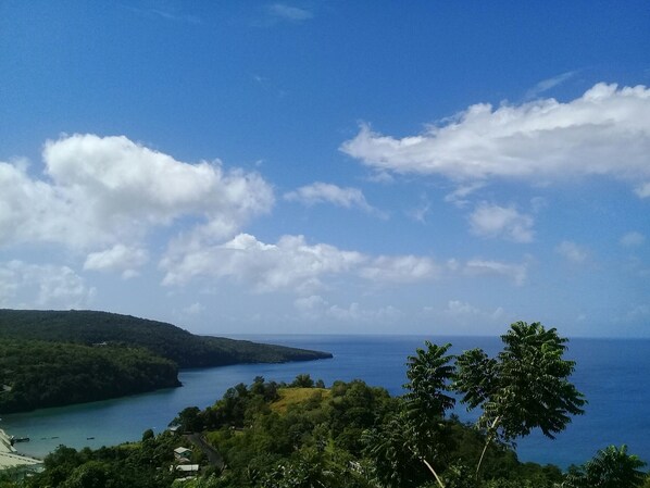 Best View in Anse La Raye.  Sunsets full of splendor!