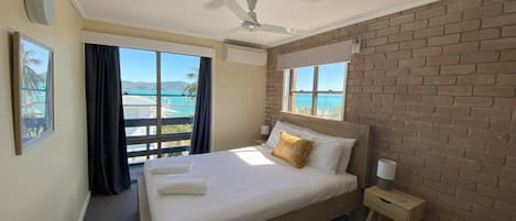 Second bedroom - sea/marina views