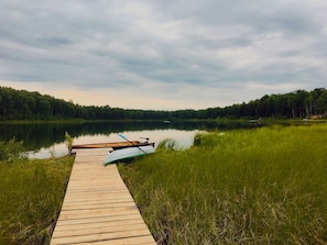 Take a row in our boat or paddle our kayak.