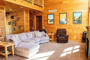 Loft overlooks the great room.