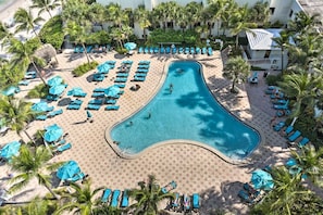Pool deck (not view from unit)