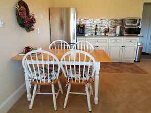 Kitchen and dining area