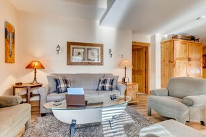 Each unit has a spacious living room