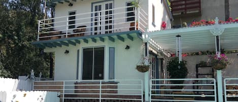 Front of property view from pool deck