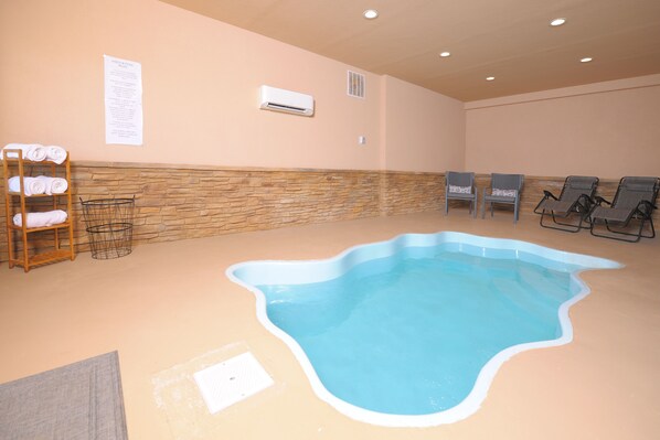 Our wonderful private indoor heated pool