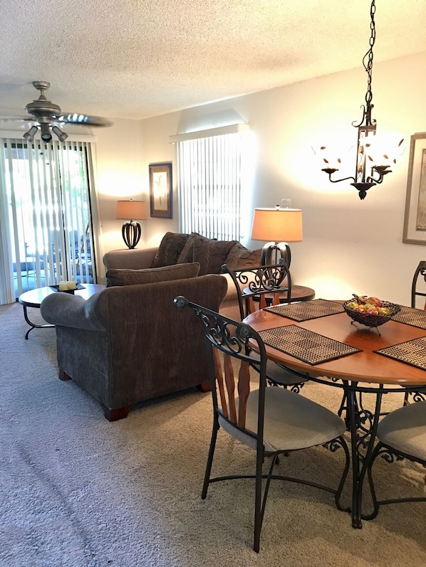 Living Room & Dining Area
