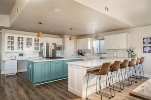 Kitchen with Barstools