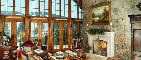 Great Room w/ Views of Ski Runs