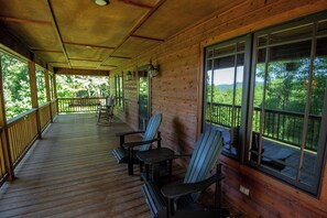 Rocking chair covered porch, of course...