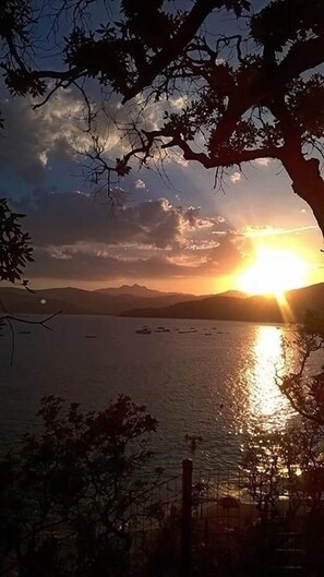 tramonto dalla terrazza