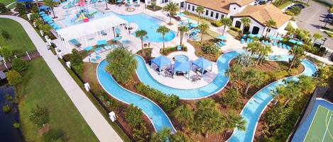 Lazy River and Aqua Park At Windsor Westside