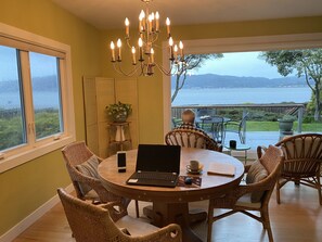 One of several spots to work from home or just relax.