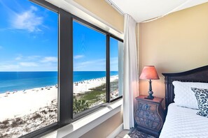 View of the ocean from your master bedroom