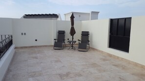private rooftop deck