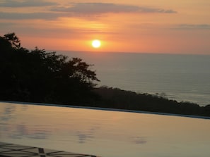 Sunset & Ocean View from the Pool 