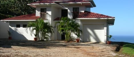 View of the House with Ocean in the background