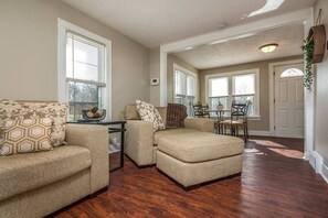 Living room
Updated recently. 
Day bed with pull out trundle 