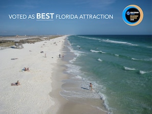 Gulf Islands National Seashore was voted USA Today BEST Florida attraction 2018