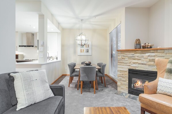 Living and dining area