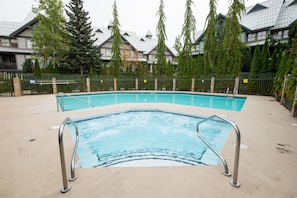 Northstar complex - shared pool & hot tub area.