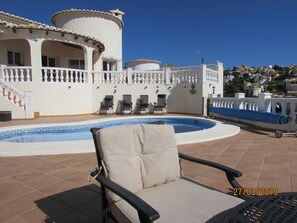 Near moraira overlooking the sea