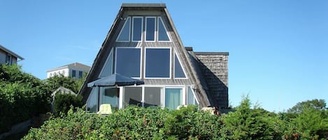 View of house from the beach.