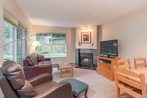 Living area: Pull-out sofa