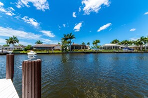 One of the widest canals on the island