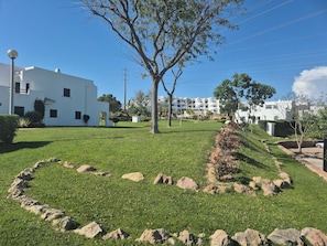 Ample green spaces for children to play safely.