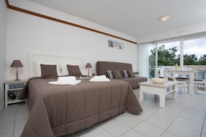 Sit back and relax in the lovely living room after a day on the golf course.