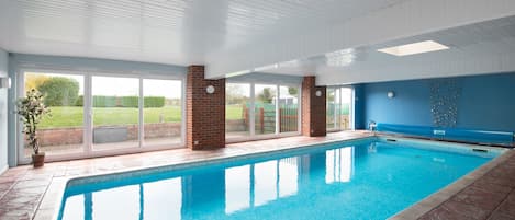 The fantastic heated indoor Swimming Pool - for your sole and private use